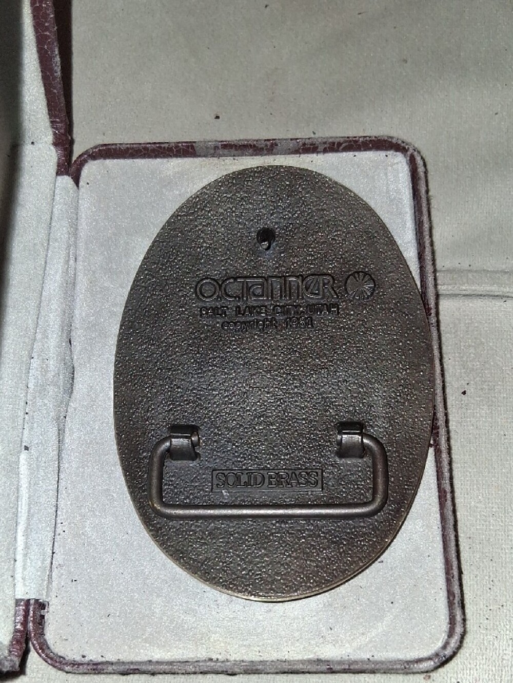 O. C. Tanner Vintage Belt Buckle View 2